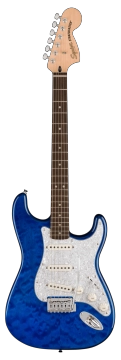 Squier by Fender FSR Affinity Strat – Sapphire Blue Transparent