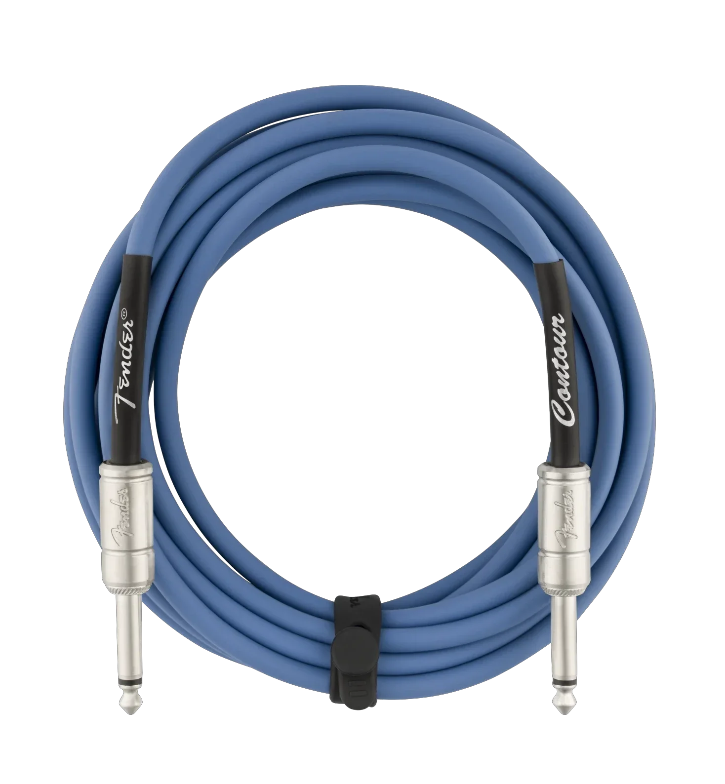 Fender Contour Series Instrument Cables - Lake Placid Blue