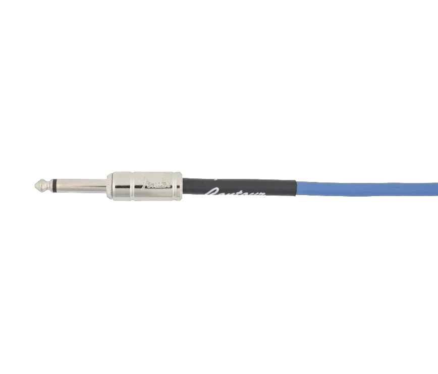 Fender Contour Series Instrument Cables - Lake Placid Blue