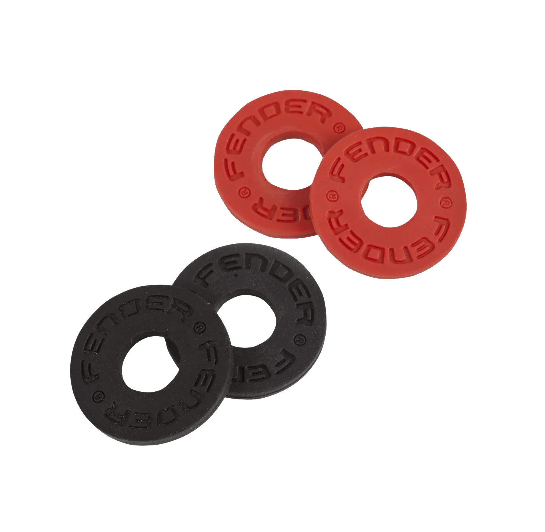 Fender Strap Blocks - Red and Black
