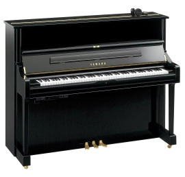 Yamaha U1 SH3 Silent – Polished Ebony