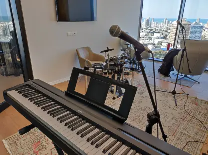 חדר מוזיקה חברת Sorbet מגדלי MidTown תל אביב