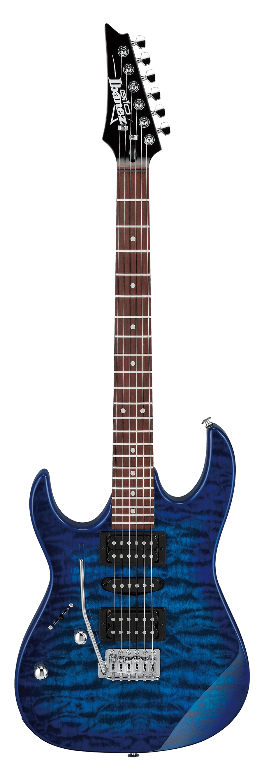 Ibanez Gio GRX70QAL - Transparent Blue Burst