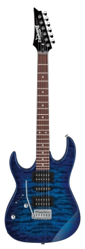 Ibanez Gio GRX70QAL - Transparent Blue Burst