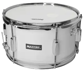 Maxtone Marching Snare Drum MSC-12 – White