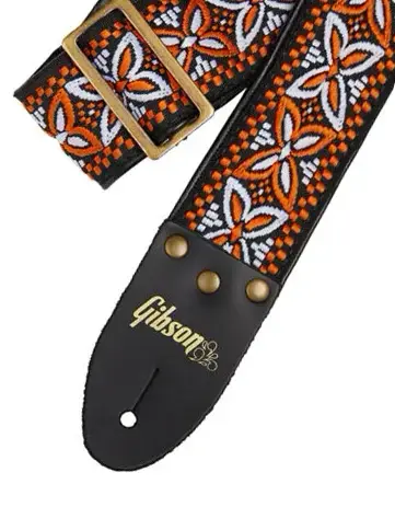 Gibson Guitar Strap - The Orange Lily
