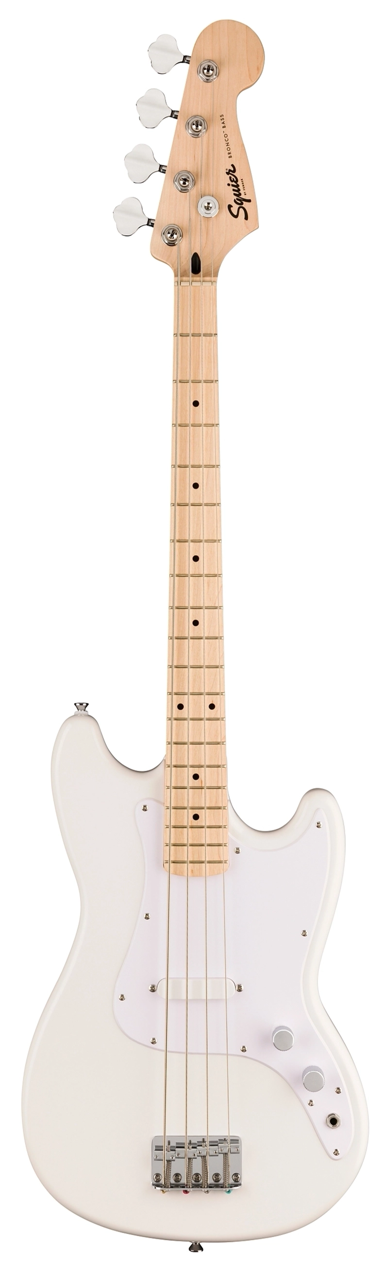 Squier by Fender Sonic Bronco Bass – Arctic White
