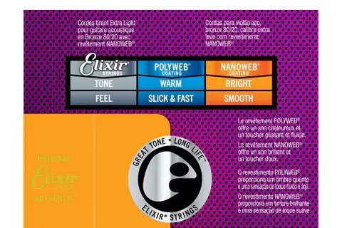 Elixir Acoustic 10 - 47 Nanoweb Extra Light