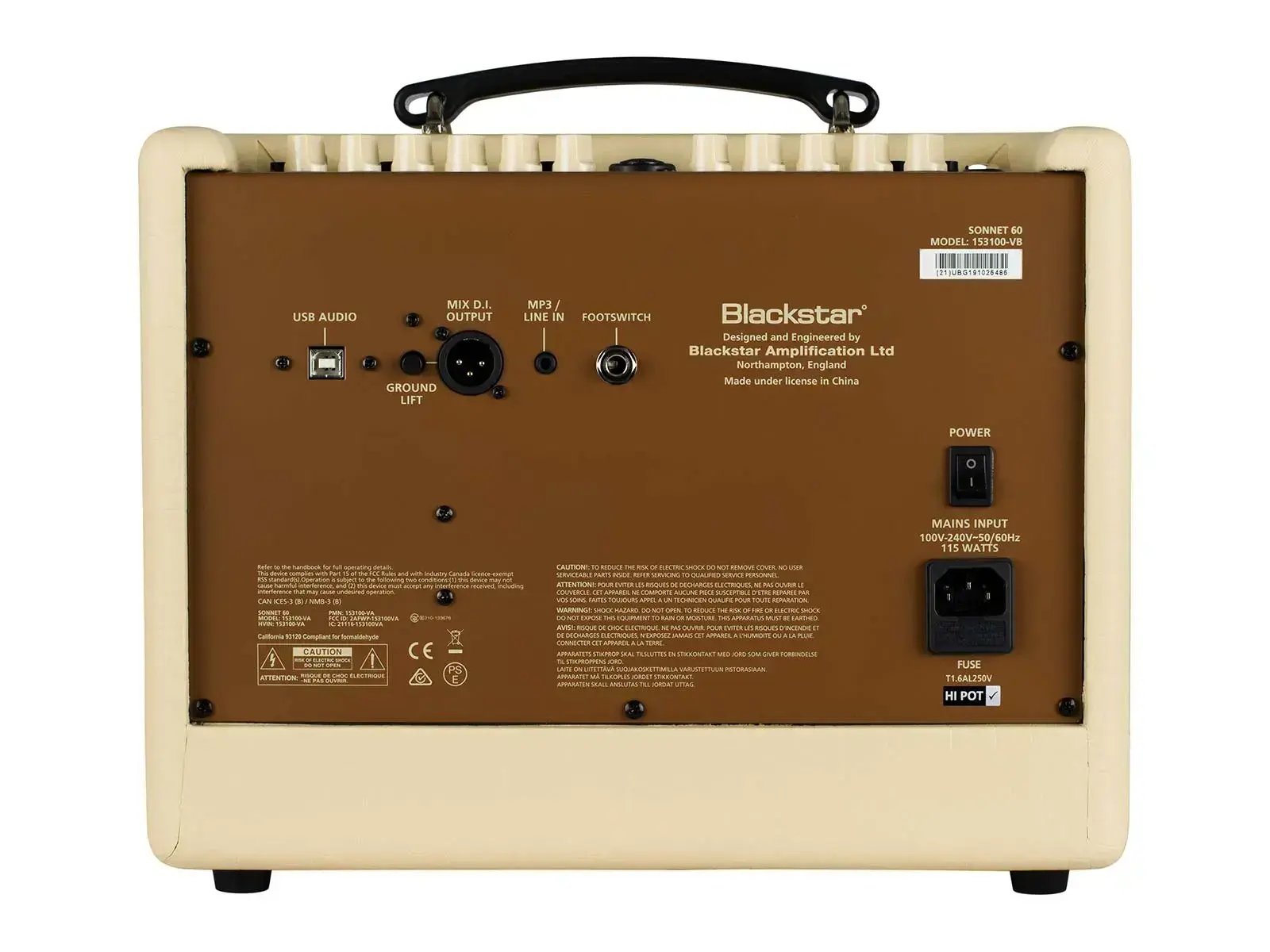 Blackstar Sonnet 60 - 60W Combo Amp - Blonde