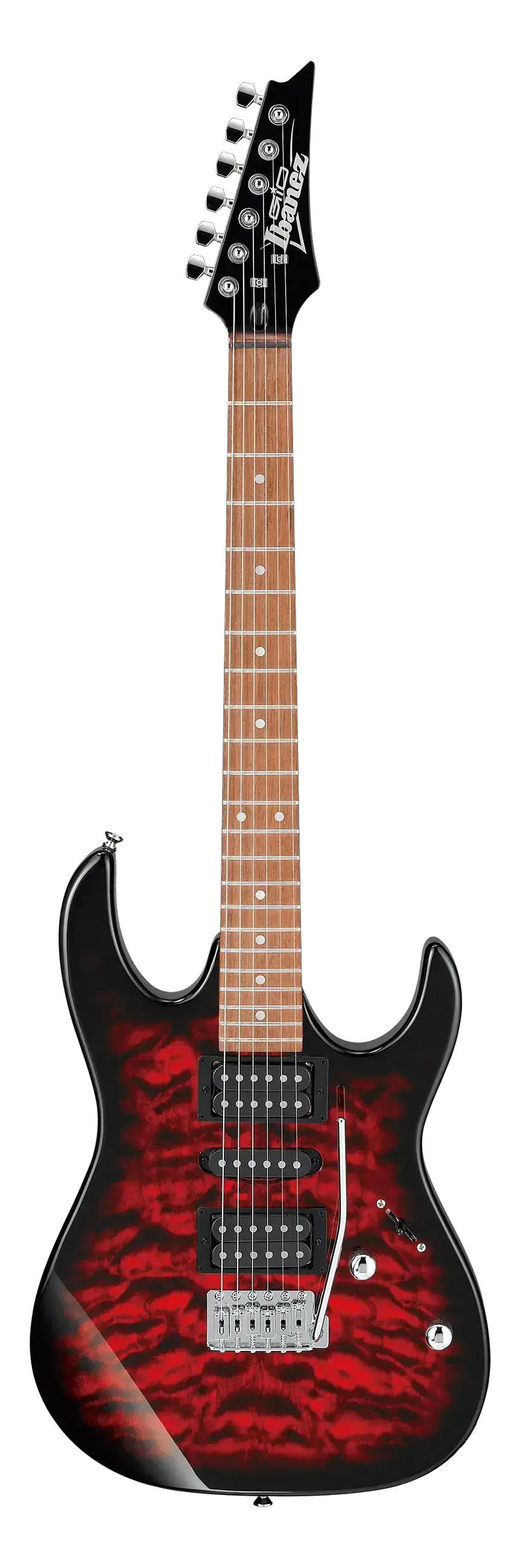 Ibanez Gio GRX70QA - Transparent Red Burst
