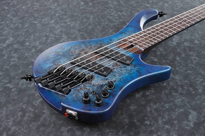 Ibanez EHB1505MS Bass Workshop - Pacific Blue Burst Flat