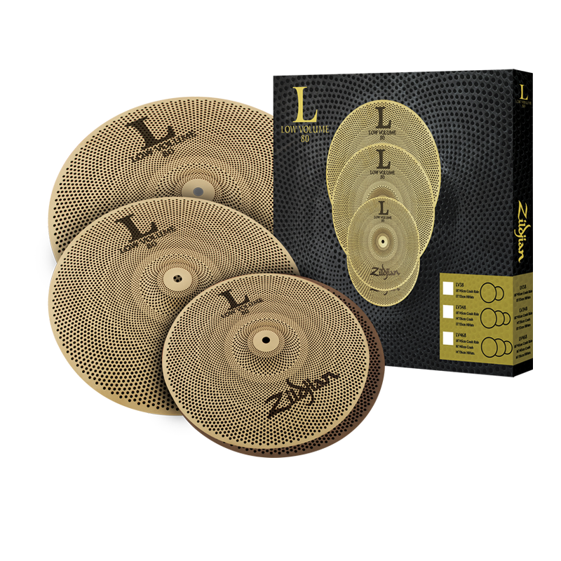 Zildjian L80 Low Volume Cymbal Set LV468