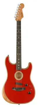 Fender American Acoustasonic Stratocaster - Dakota Red