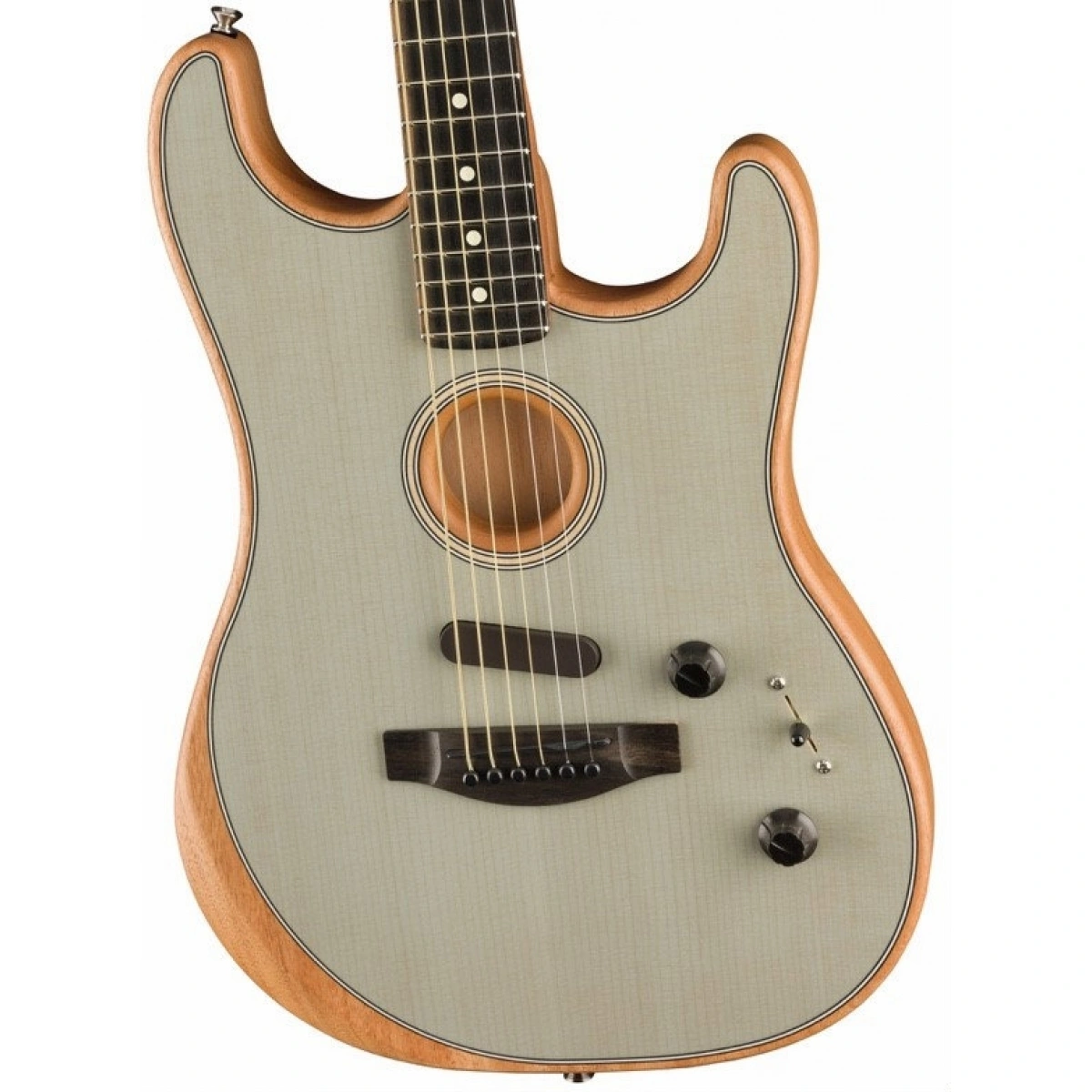 Fender American Acoustasonic Stratocaster - Transparent Sonic Blue