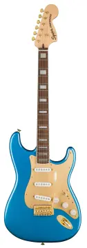 Squier 40th Anniversary Stratocaster Gold Edition - Lake Placid Blue