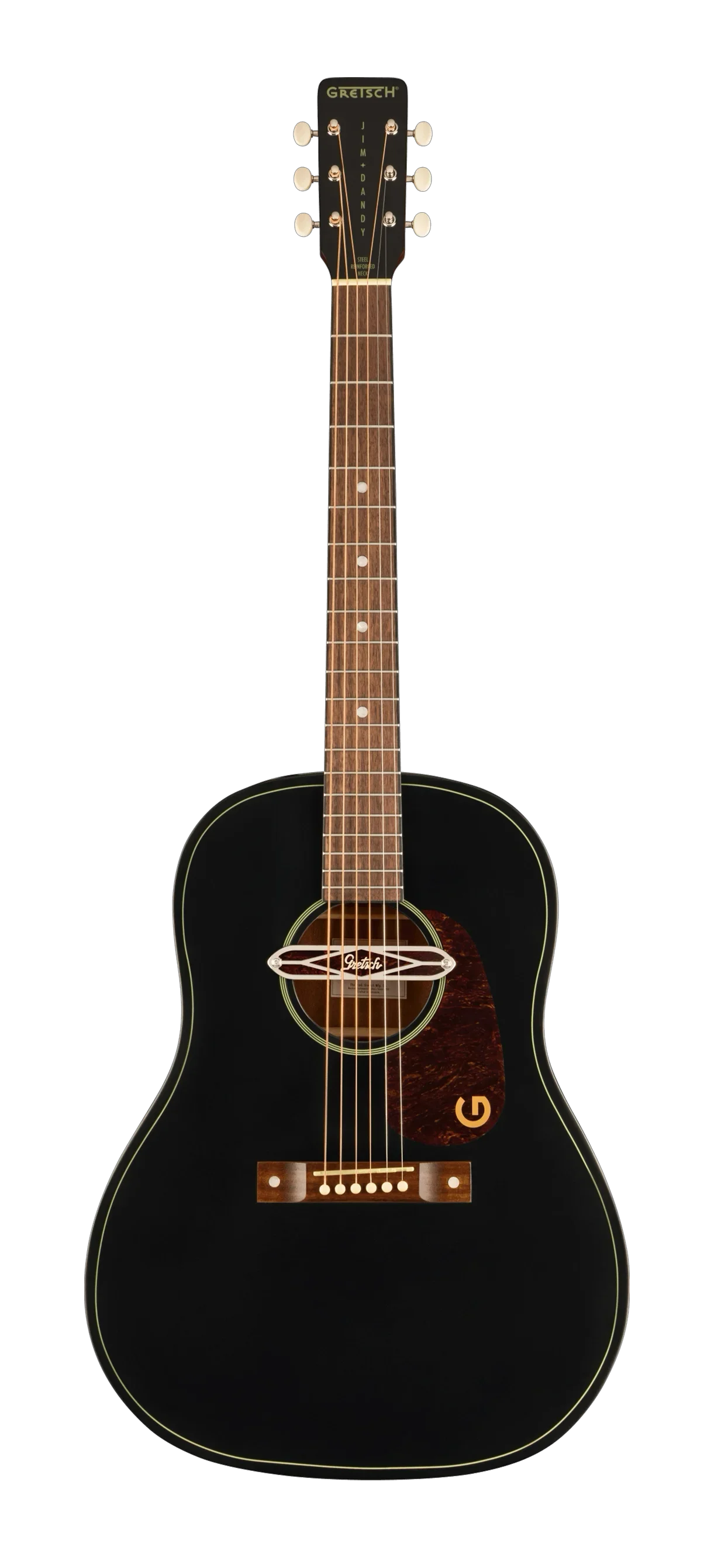 Gretsch Jim Dandy Deltoluxe Dreadnought - Black