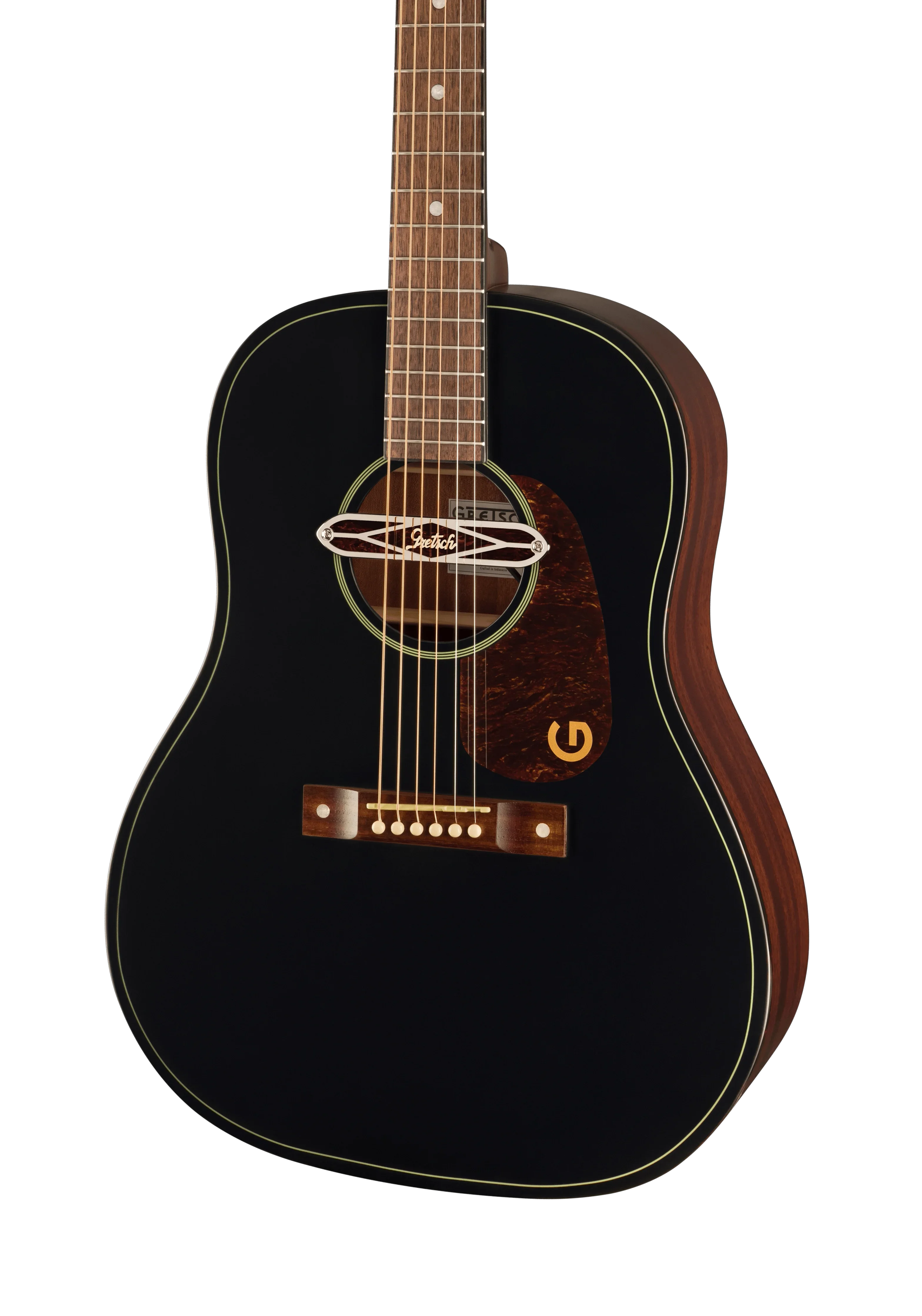 Gretsch Jim Dandy Deltoluxe Dreadnought - Black