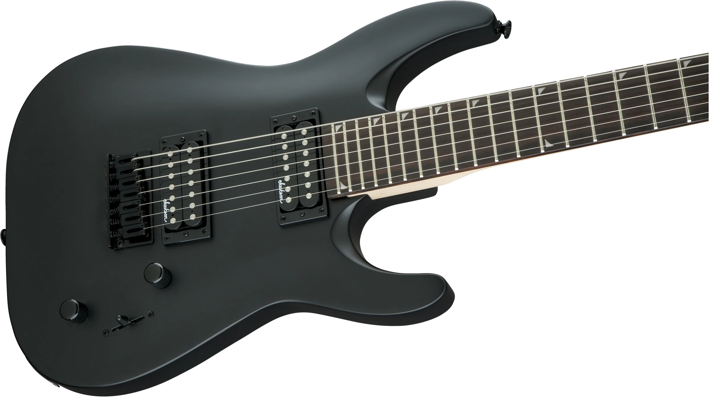 Jackson JS22-7 Arch Top – Black