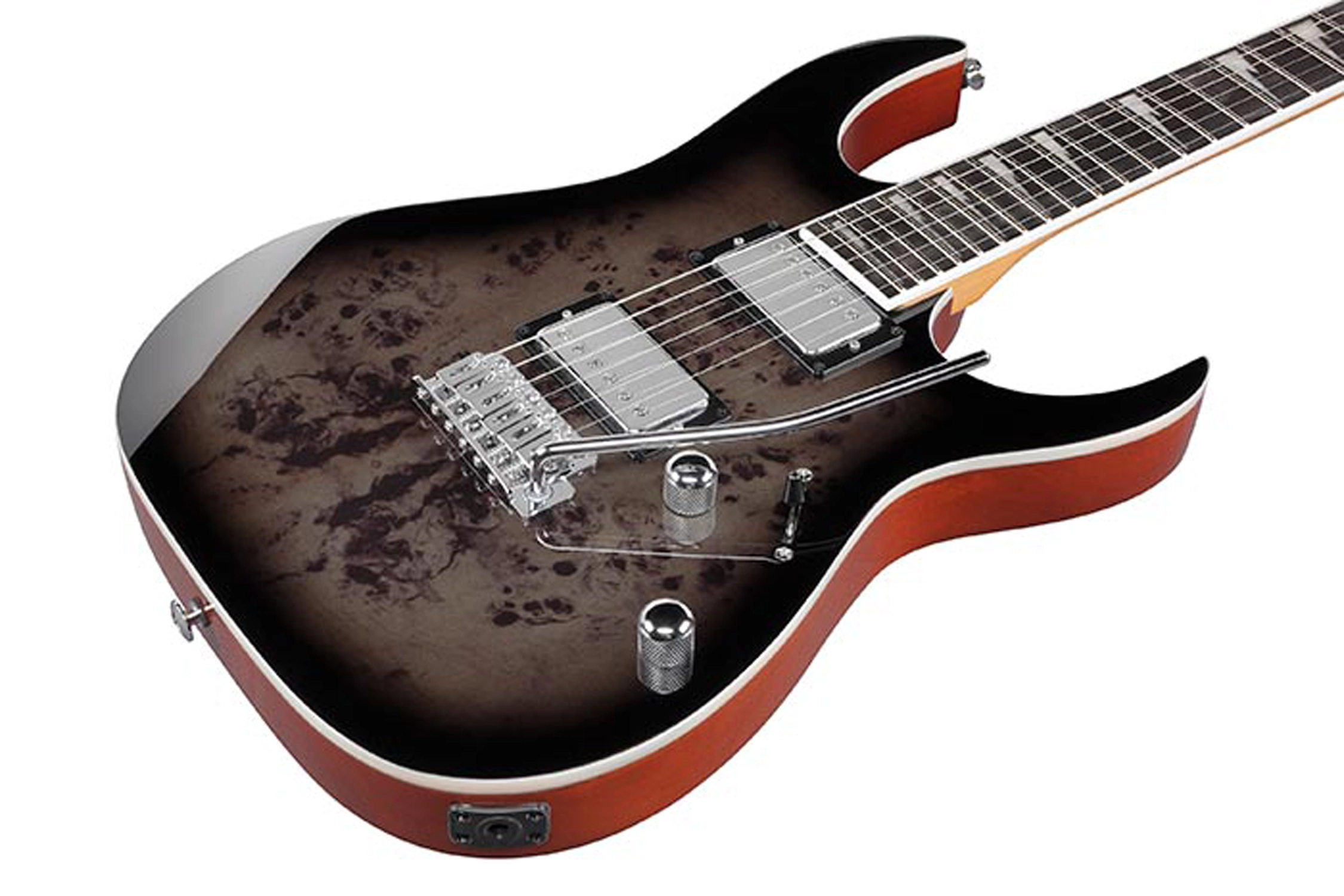 Ibanez RG Series GRG220PA1 – Transparent Brown Black Burst
