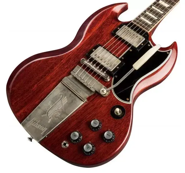 Gibson Custom 1964 SG Standard Reissue Maestro Vibrola – Cherry Red
