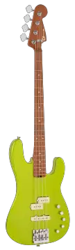 Charvel Pro-Mod San Dimas Bass PJ IV - Lime Green Metallic