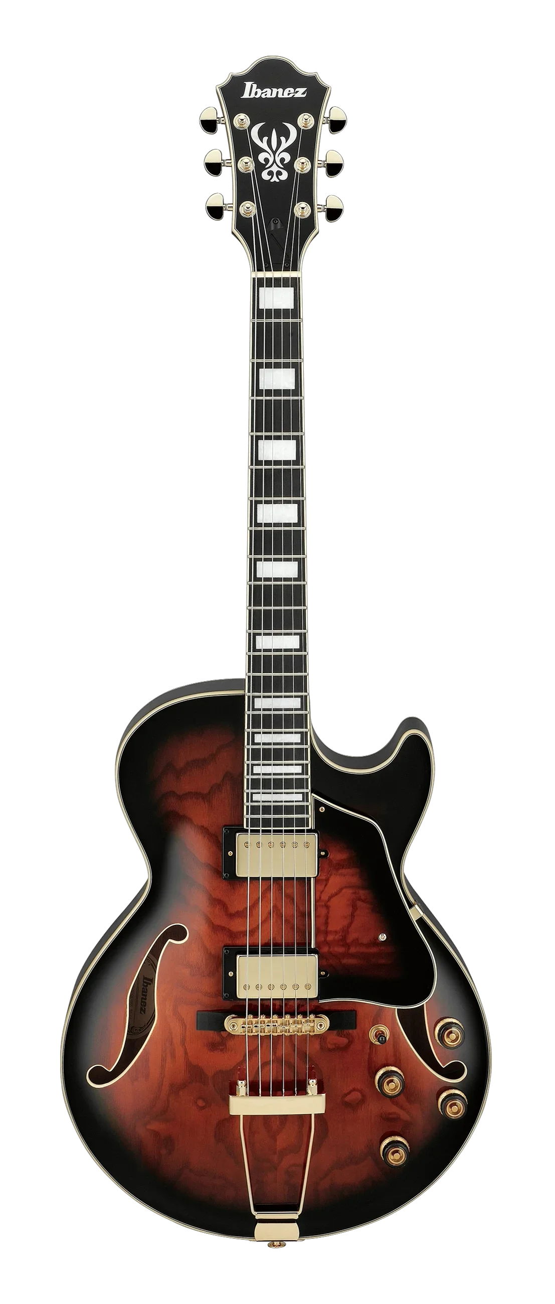 Ibanez AG95QA - Dark Brown Sunburst