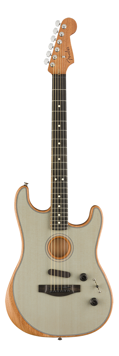 Fender American Acoustasonic Stratocaster - Transparent Sonic Blue