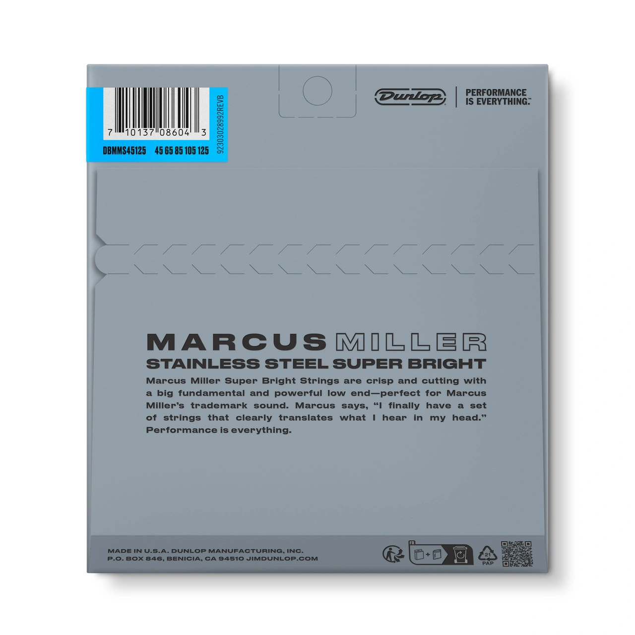 Dunlop Marcus Miller Super Bright 5 Set Bass Strings