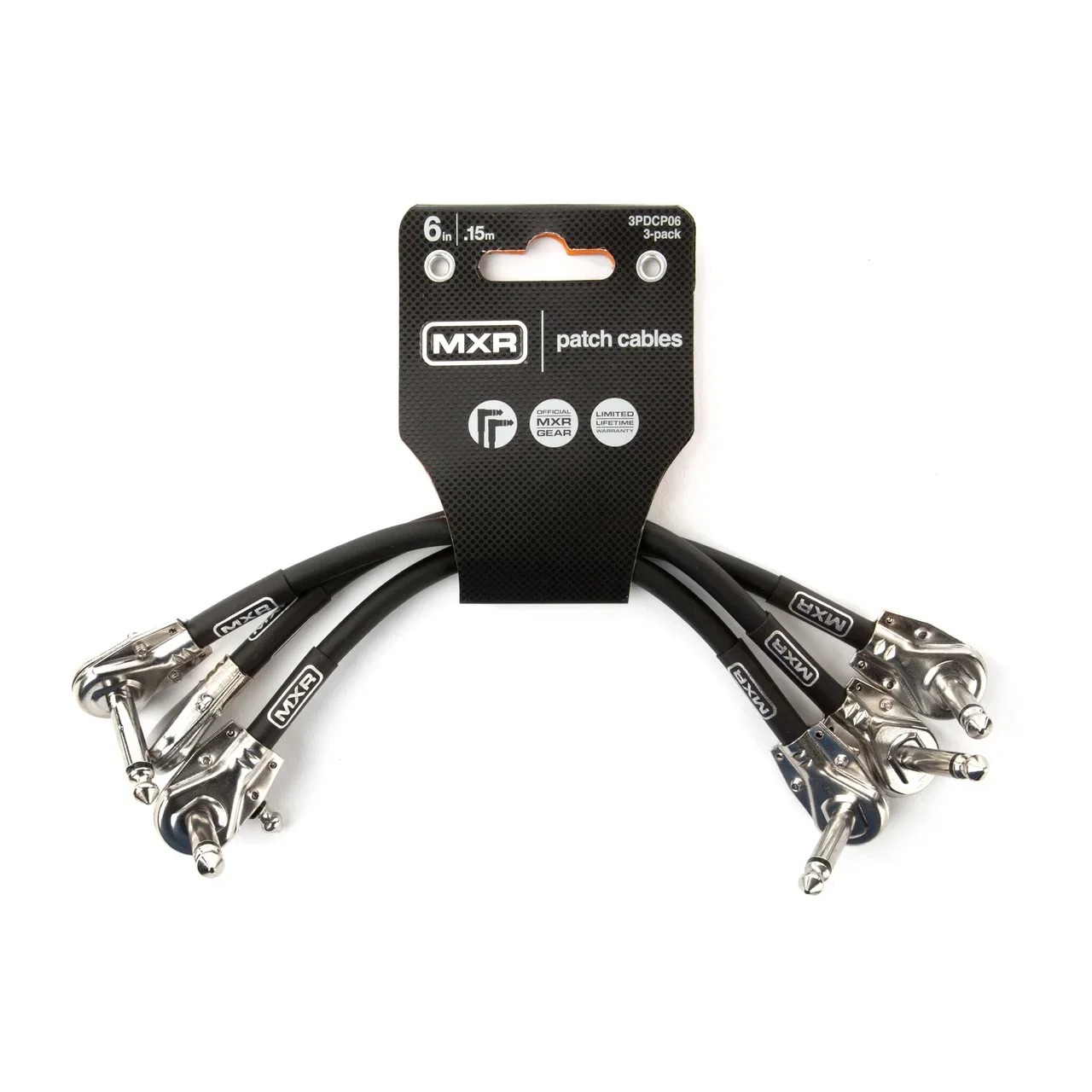 Dunlop MXR 6" Patch Cable 3-Pack