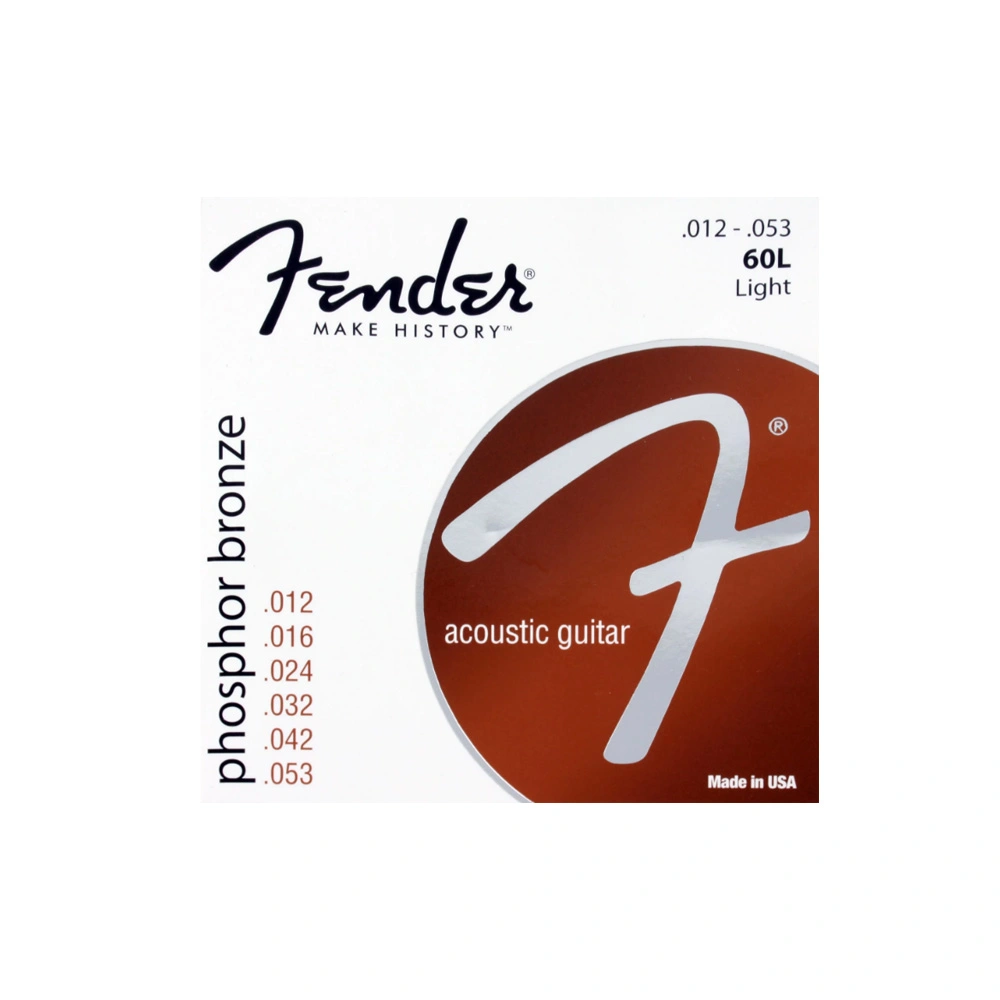 Fender 60L Phosphor Bronze Wound Ball End Light