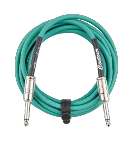 Fender Contour Series Instrument Cables - Sherwood Green
