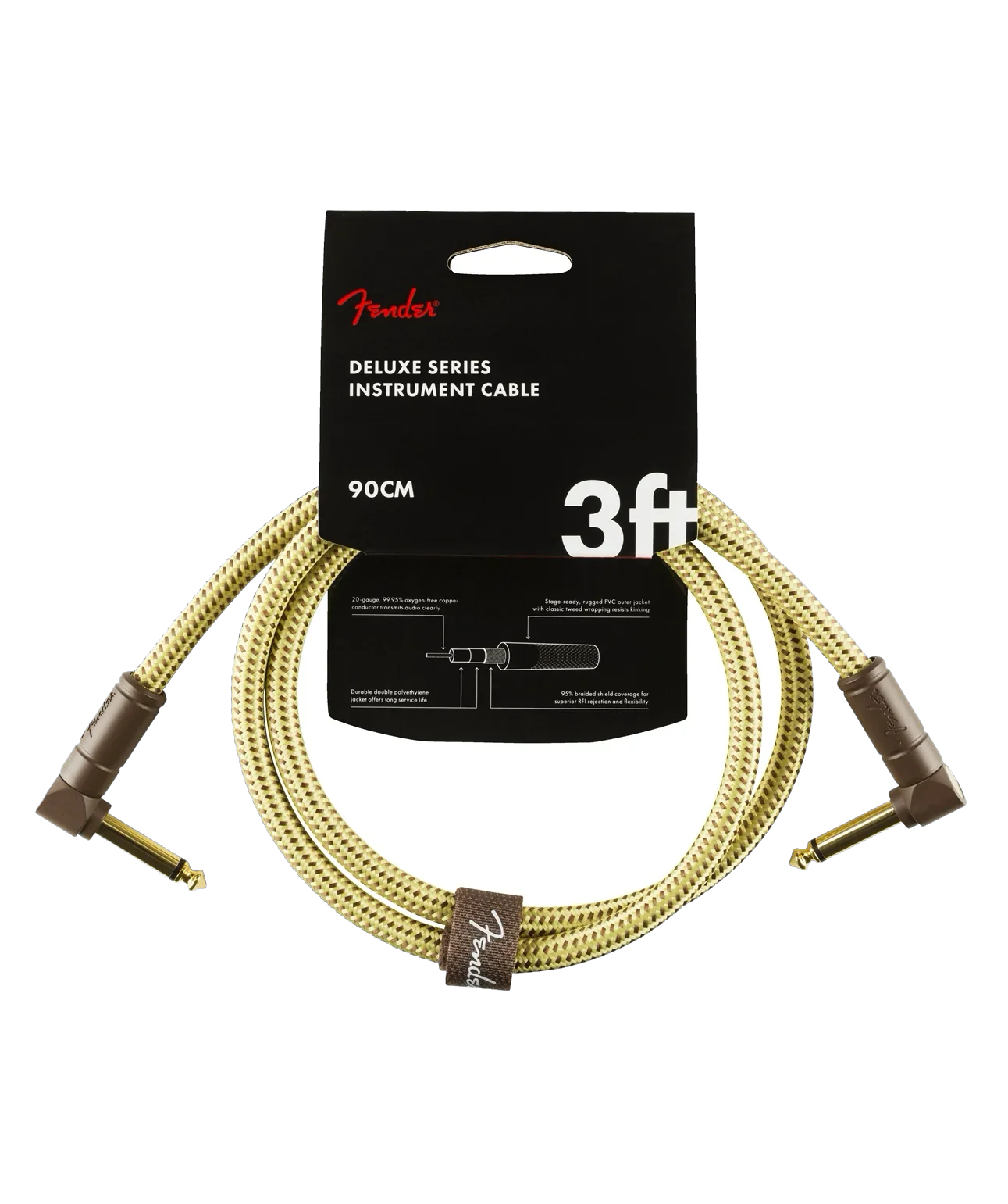Fender Deluxe Series Tweed Instrument Cable