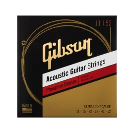 Gibson Acoustic Guitar Strings SAG-PB11 Phosphor Bronze