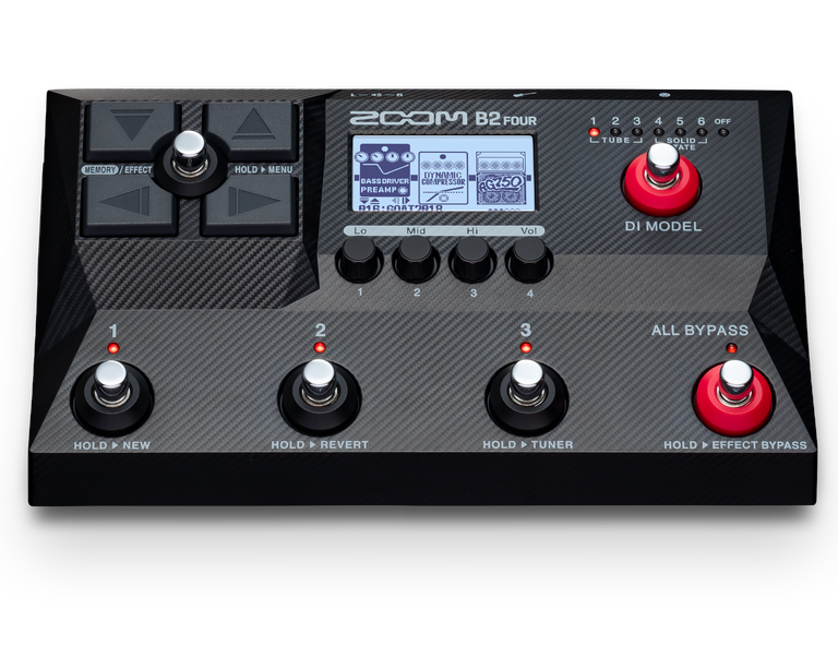 Zoom B2 Four Bass Multi Effect