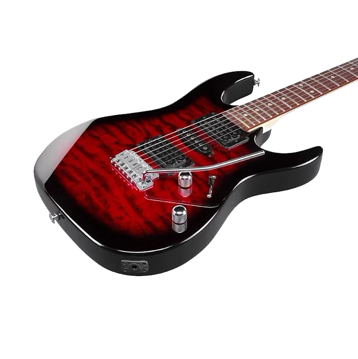 Ibanez Gio GRX70QA - Transparent Red Burst