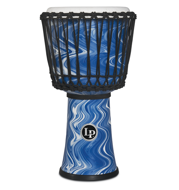 Latin Percussion Circle Djembe 10'' Blue Marble