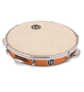 Wood Pandiero Natural Head 10