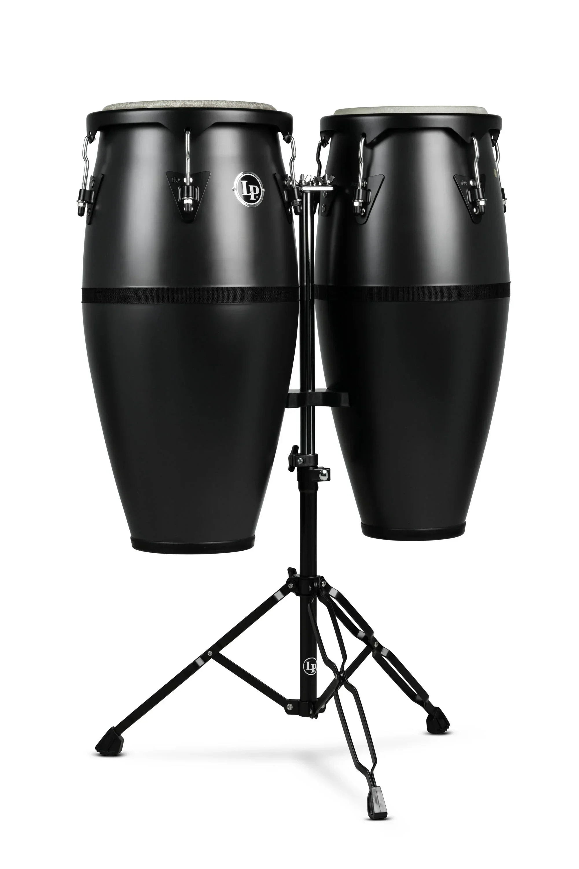 Latin Percussion Discovery 10" and 11" Conga Set - Onyx Black