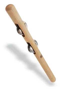 Latin Percussion Tambo-Stick Maple Steel Jingle