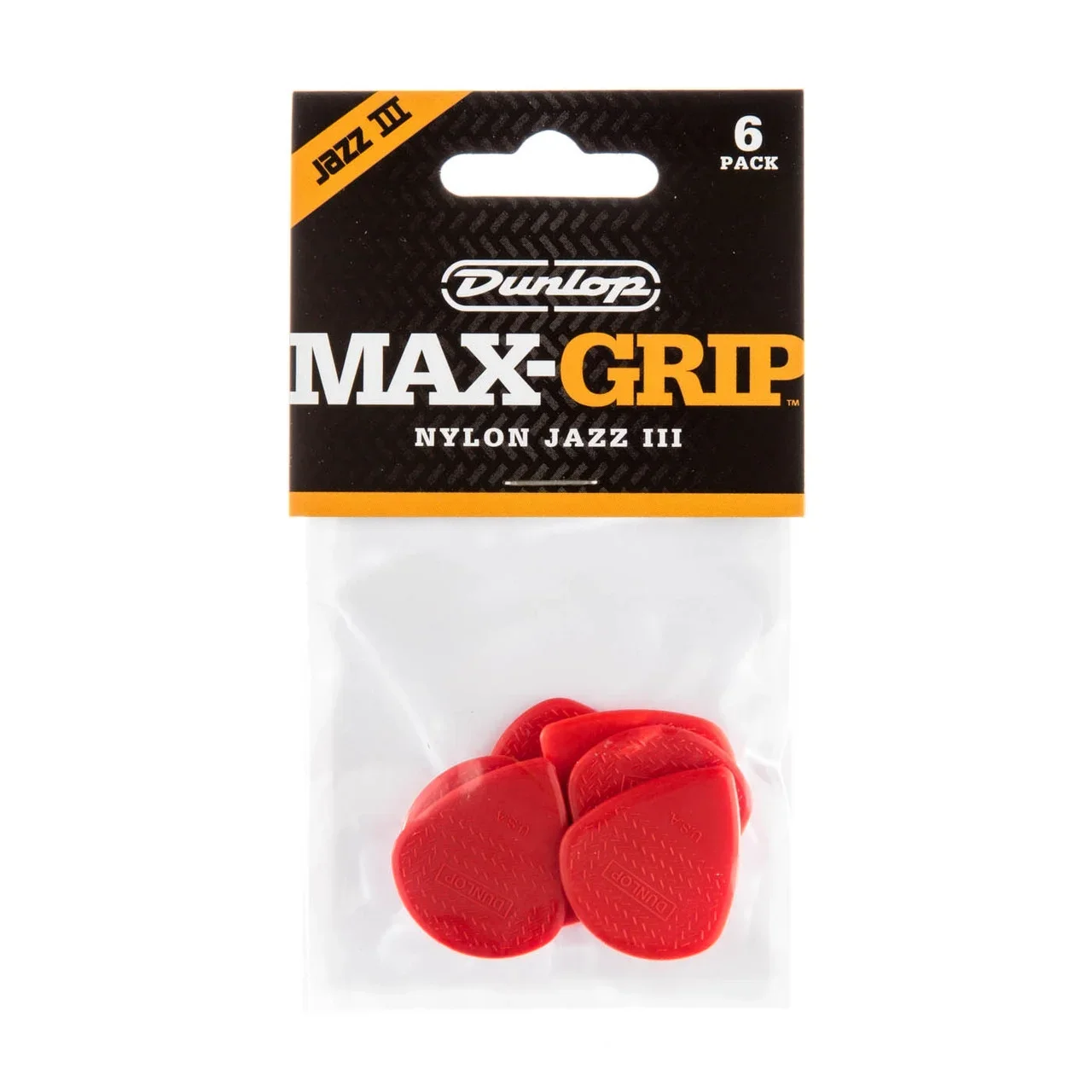 Dunlop Max Grip Jazz III Nylon Pick