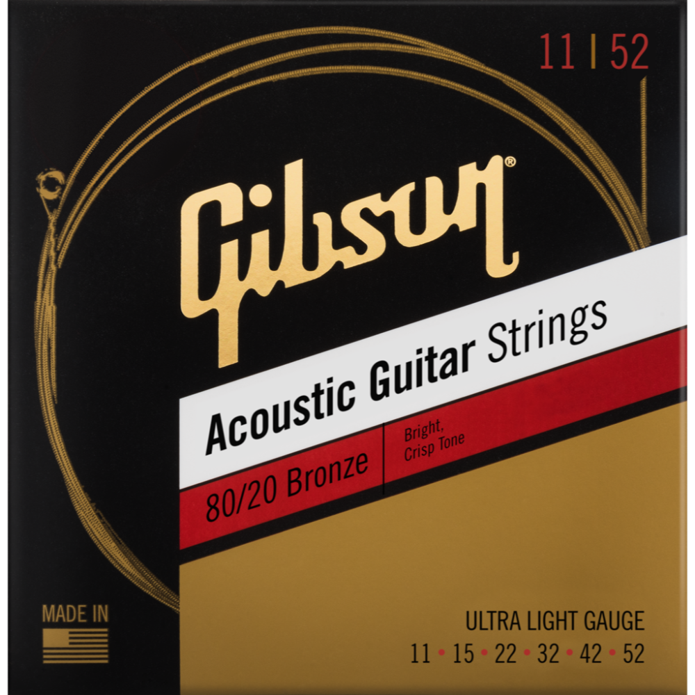 Gibson Acoustic Guitar Strings SAG-CBRW11 COAT 80/20