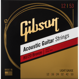Gibson Acoustic Guitar Strings SAG-CBRW12 COAT 80/20
