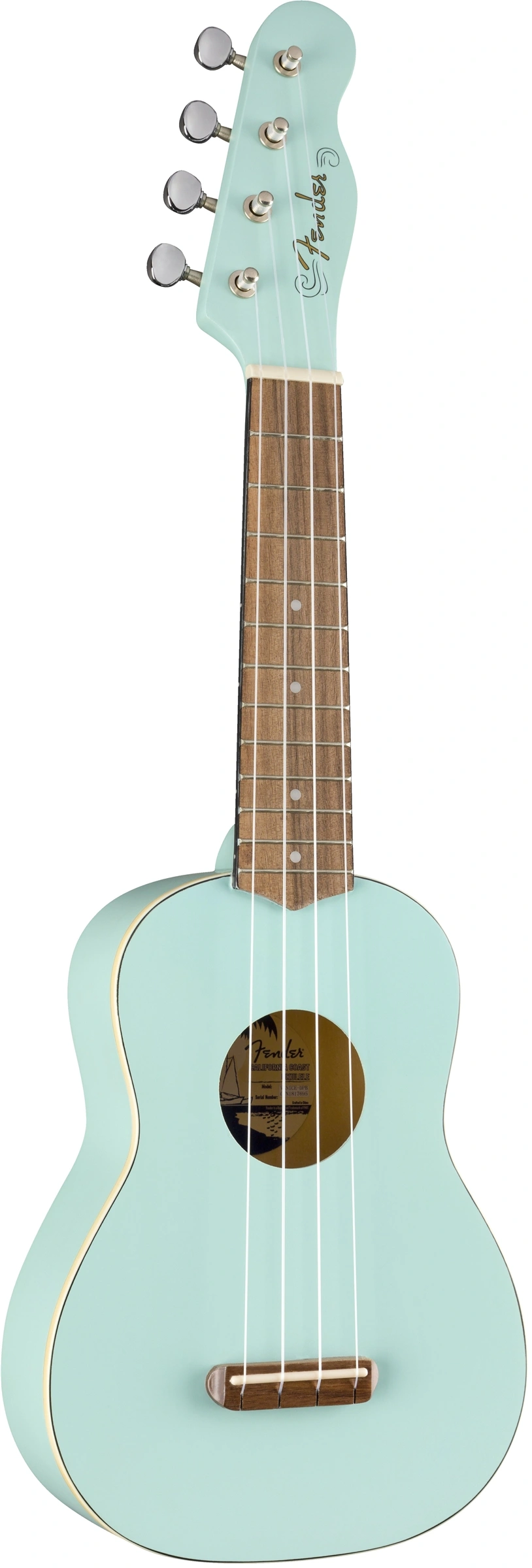 Fender Venice Soprano Ukulele - Daphne Blue