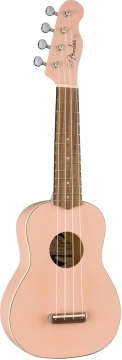 Fender Venice Soprano Ukulele- Shell Pink
