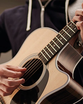 acoustic guitar department