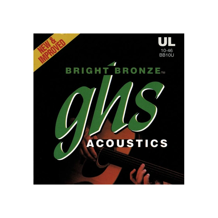 GHS BB10U 80/20 Bronze Acoustic Ultra Light