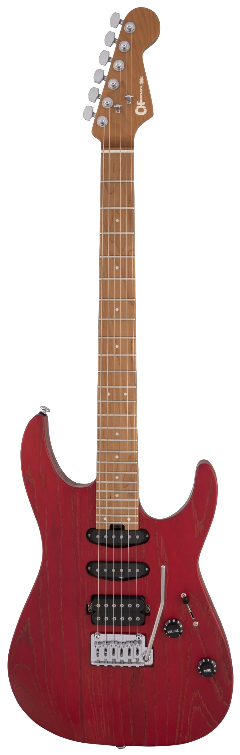 Charvel Pro-Mod DK24 HSS 2PT CM - Red Ash