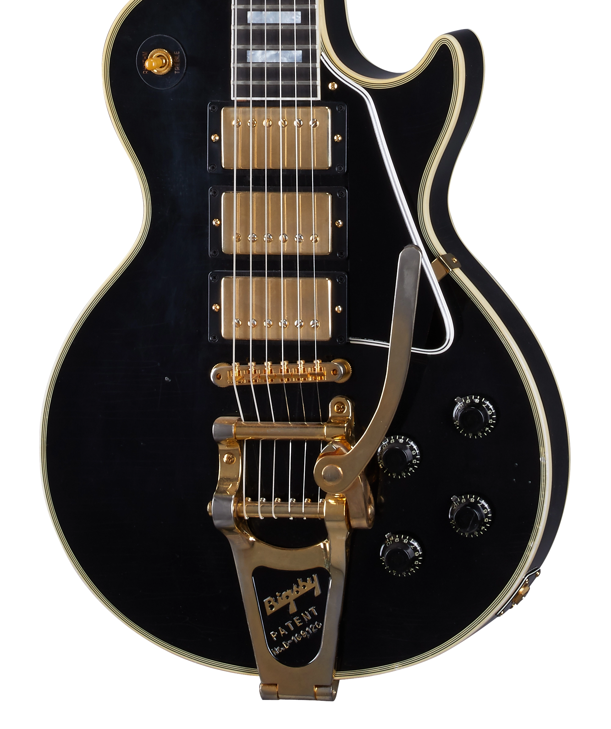 Gibson Custom Murphy Lab light Aged Les Paul 1957 Reissue 3-Pickup - Ebony