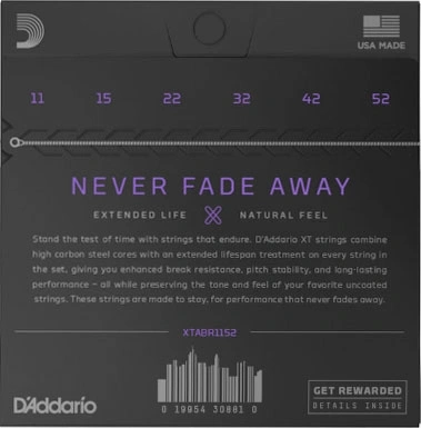 D'Addario XT PHOSPHOR BRONZE 11-52 Custom Light Set