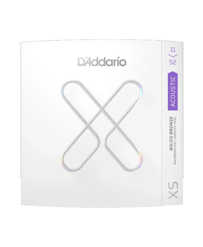 D'Addario Custom Light Coated Acoustic Guitar Strings 80/20